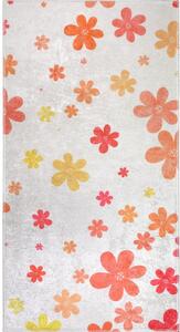 Pomarańczowo-kremowy dywan dziecięcy odpowiedni do prania 80x150 cm Fall Flowers – Vitaus