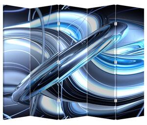Parawan - Niebieska abstrakcja (210x170 cm)