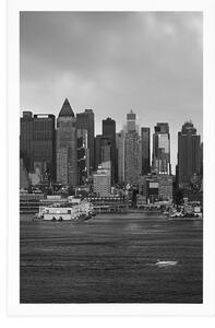 Plakat wyjątkowy Nowy Jork w czerni i bieli