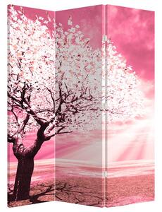 Parawan - Różowe drzewo (126x170 cm)