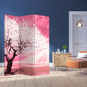 Parawan - Różowe drzewo (126x170 cm)