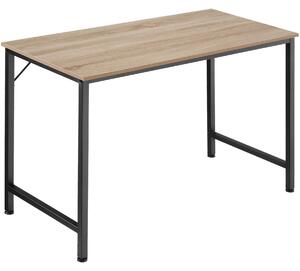 Tectake 404462 biurko jenkins - drewno industrialne jasne, dąb sonoma, 120 cm