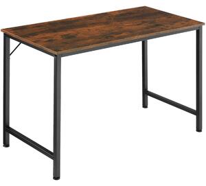 Tectake 404461 biurko jenkins - industrialny ciemny, 120 cm