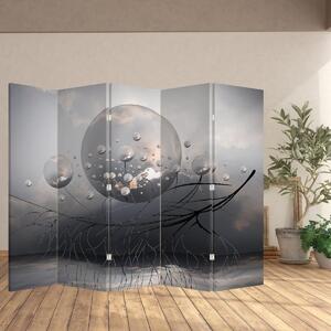 Parawan - Abstrakcyjna kula (210x170 cm)