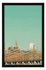 Plakat drapacze chmur w Nowym Jorku