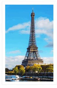 Plakat cudowna panorama Paryża
