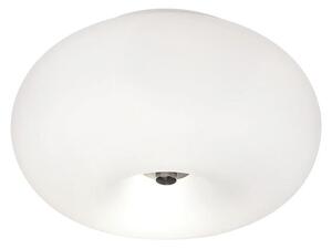 Eglo EGLO 86811 - Lampa Plafon Kinkiet OPTICA 2xE27/60W biały/opalone szkło EG86811