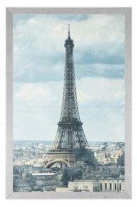 Plakat zimowy Paryż