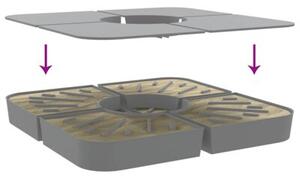 Podstawa do parasola, 4-cz., 100 kg, pp