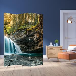 Parawan - Leśny wodospad (126x170 cm)