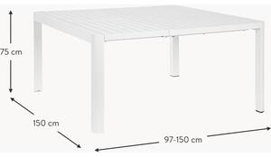 Stół ogrodowy Kiplin, 97 - 150 x 150 cm