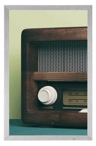 Plakat retro radio