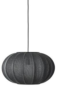 Lampa Wisząca Made By Hand, Knit-Wit 45, ściemnialny, czarny, salon, tkanina | tekstylia, skandynawski