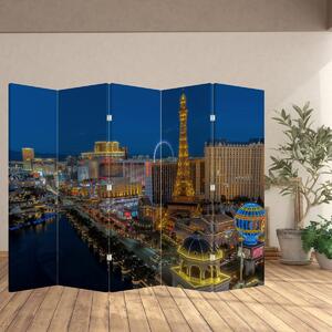 Parawan - Las Vegas nocą (210x170 cm)
