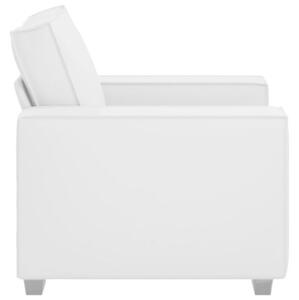 Sofa biaÅy 99 x 78 x 84 cm tkanina