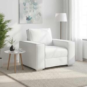 Sofa biaÅy 99 x 78 x 84 cm tkanina