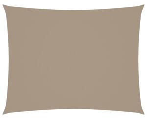 Prostokątny żagiel ogrodowy z tkaniny oxford, 2x3 m, taupe