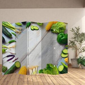 Parawan - Warzywa (210x170 cm)
