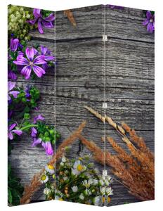 Parawan - Kwiaty polne (126x170 cm)