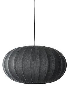 Lampa Wisząca Made By Hand, Knit-Wit 57, ściemnialny, czarny, salon, tkanina | tekstylia, skandynawski