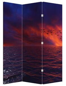 Parawan - Morze z ptakami (126x170 cm)