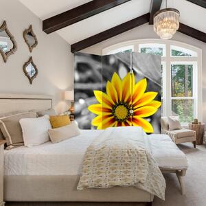 Parawan - Żółty kwiat (126x170 cm)