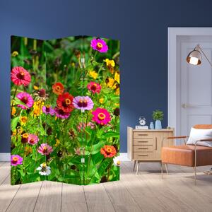 Parawan - Kwiaty polne (126x170 cm)