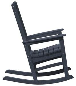 Ogrodowe krzesło bujańce granatowy 92 x 70 x 108cm hdpe