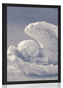Plakat śpiący anioł