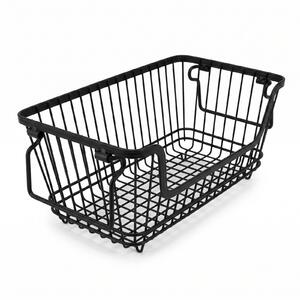 Kosz na owoce metalowy z uchwytami, 34 x 18 x 14 cm