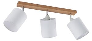 Lampa Sufitowa Lindby, Imarin, ściemnialny, drewniany, salon, drewno, skandynawski