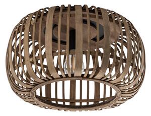 Lampa Sufitowa Lindby, Canyana, ściemnialny, drewniany, salon, drewno, dworkowy | rustykalny