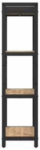 Półka na książki dąb rzemieślniczy 40 x 30 x 119 cm