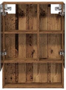 Szafka z lustrem do łazienki stare drewno 50 x 14,5 x 70 cm