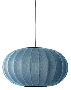 Lampa Wisząca Made By Hand, Knit-Wit 57, ściemnialny, niebieski, salon, tkanina | tekstylia, skandynawski
