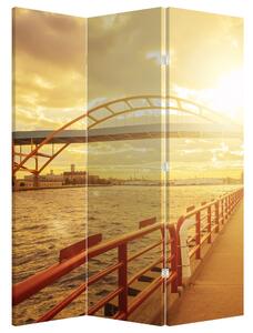 Parawan - Most o zachodzie Słońca (126x170 cm)