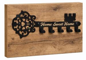 Wieszak na klucze na płycie, Metal, HOME SWEET HOME I ArtDHome