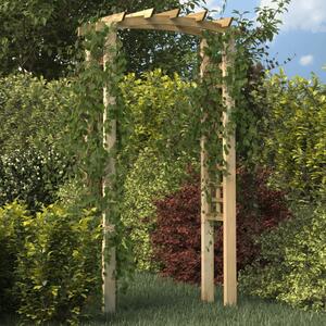 Pergola ogrodowa z kratką, 110x60x220 cm, drewno sosnowe