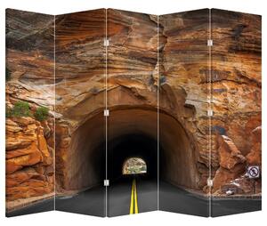 Parawan - Tunel w skale (210x170 cm)