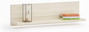 Półka ścienna 800 x 150 x 200 mm, dąb naturalny