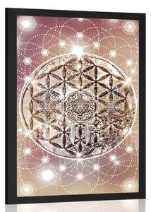 Plakat czarująca Mandala
