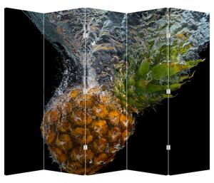 Parawan - Ananas w wodzie (210x170 cm)