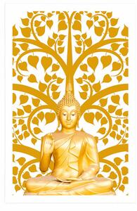 Plakat Budda z drzewem życia