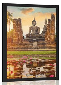 Plakat Posąg Buddy w parku Sukhothai