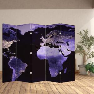 Parawan - Ziemia z kosmosu (210x170 cm)