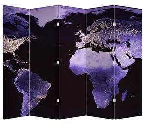 Parawan - Ziemia z kosmosu (210x170 cm)