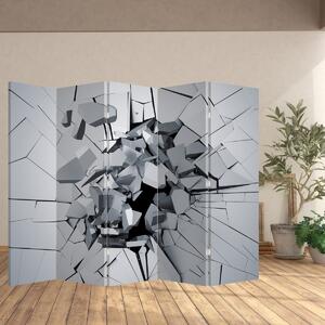 Parawan - Abstrakcja 3D (210x170 cm)