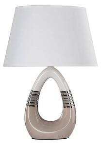 Candellux Lampa stołowa ROMANO 1xE27/60W/230V biały/beżowy CA0268