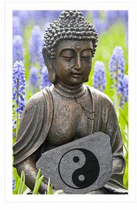 Plakat jin a jang Budda