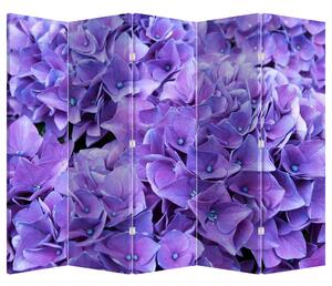 Parawan - Fioletowy kwiat (210x170 cm)